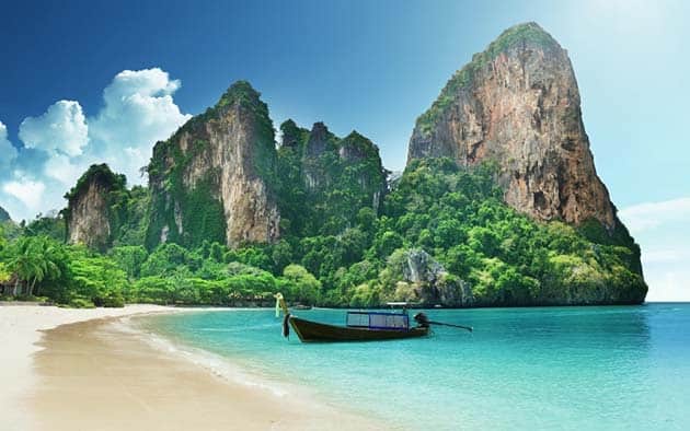 Imagen de la playa de Tailandia