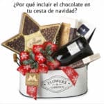 Cesta de Navidad de Cestas Martí con chocolate