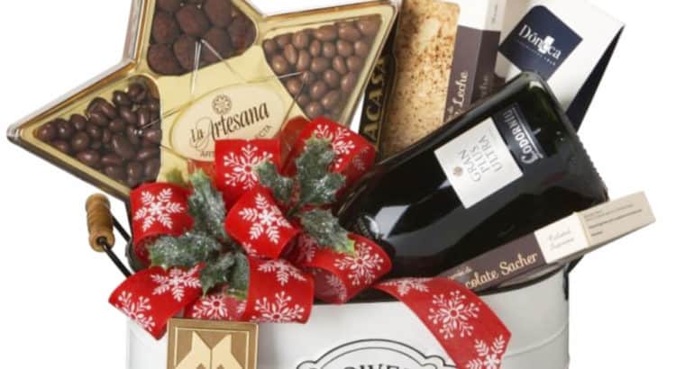 Cesta de Navidad de Cestas Martí con chocolate