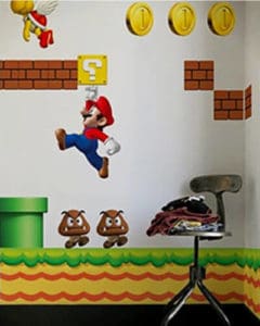 vinilo infantil supermario