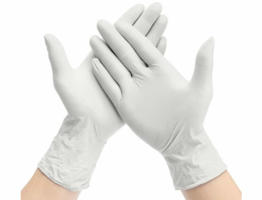 guantes desechables de látex